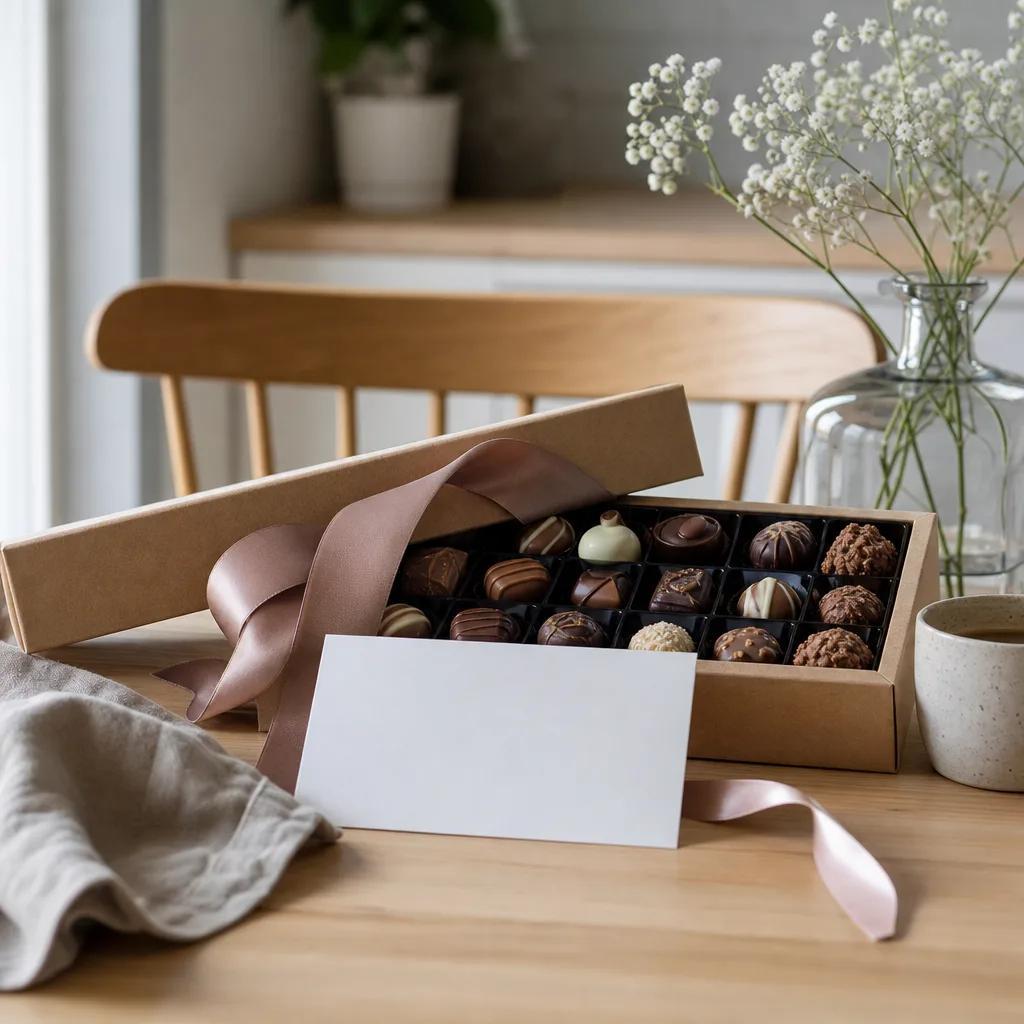 Redaktionell bild för Skicka choklad