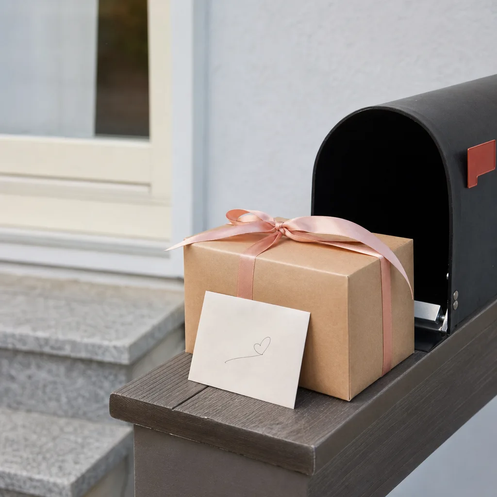 Redaktionell bild för Godisbox som present