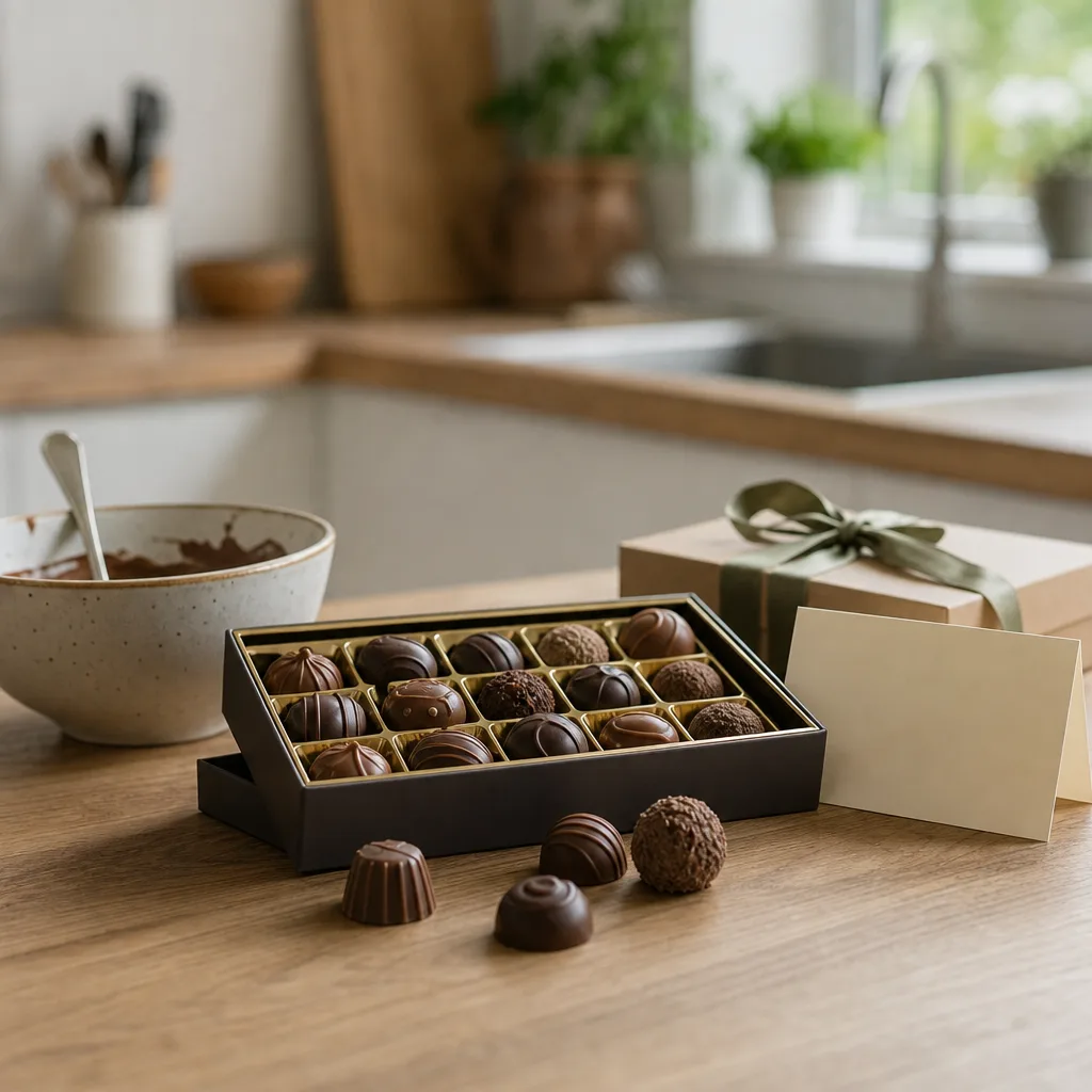 Redaktionell bild för Temperera choklad hemma
