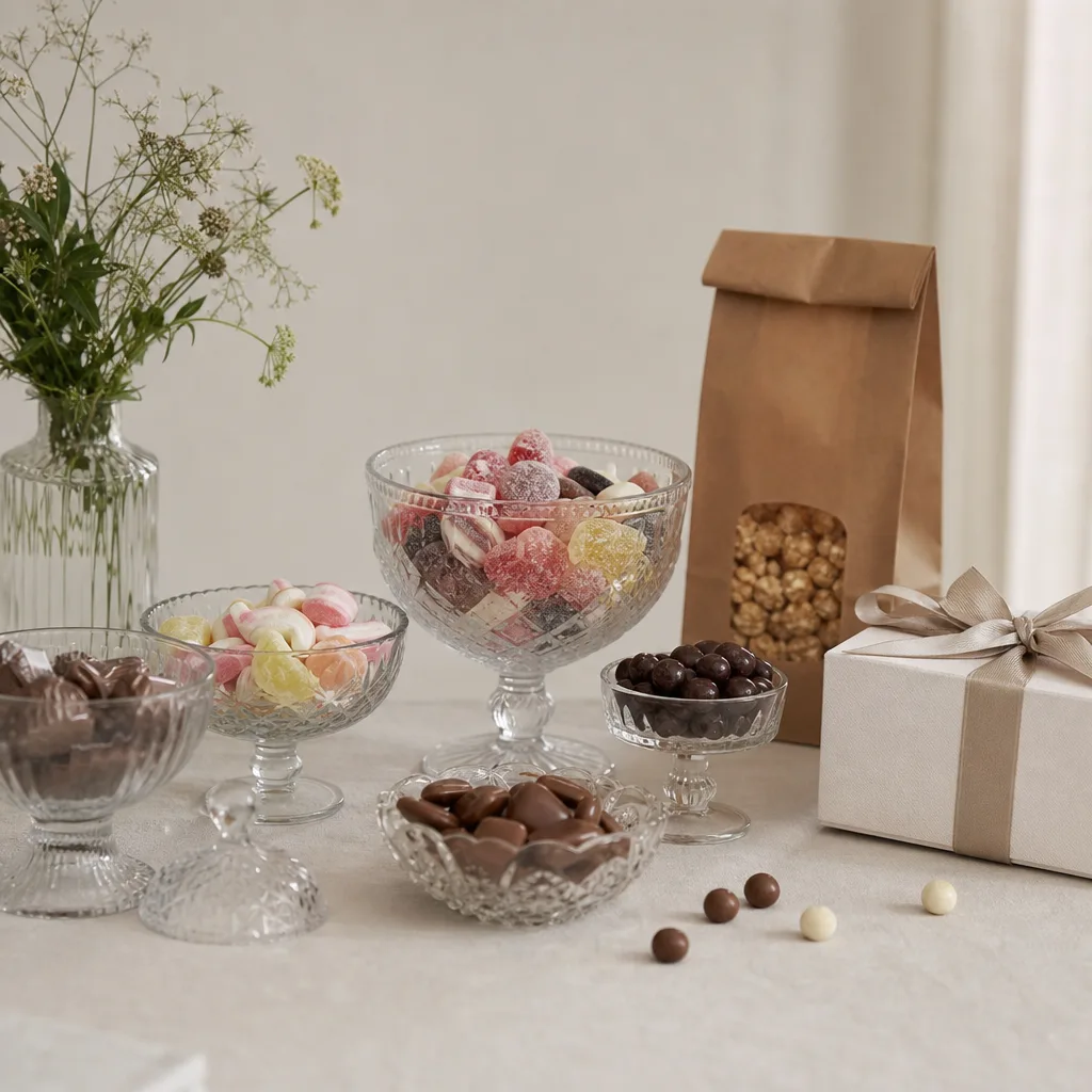 Redaktionell bild för Godisbord och candy table