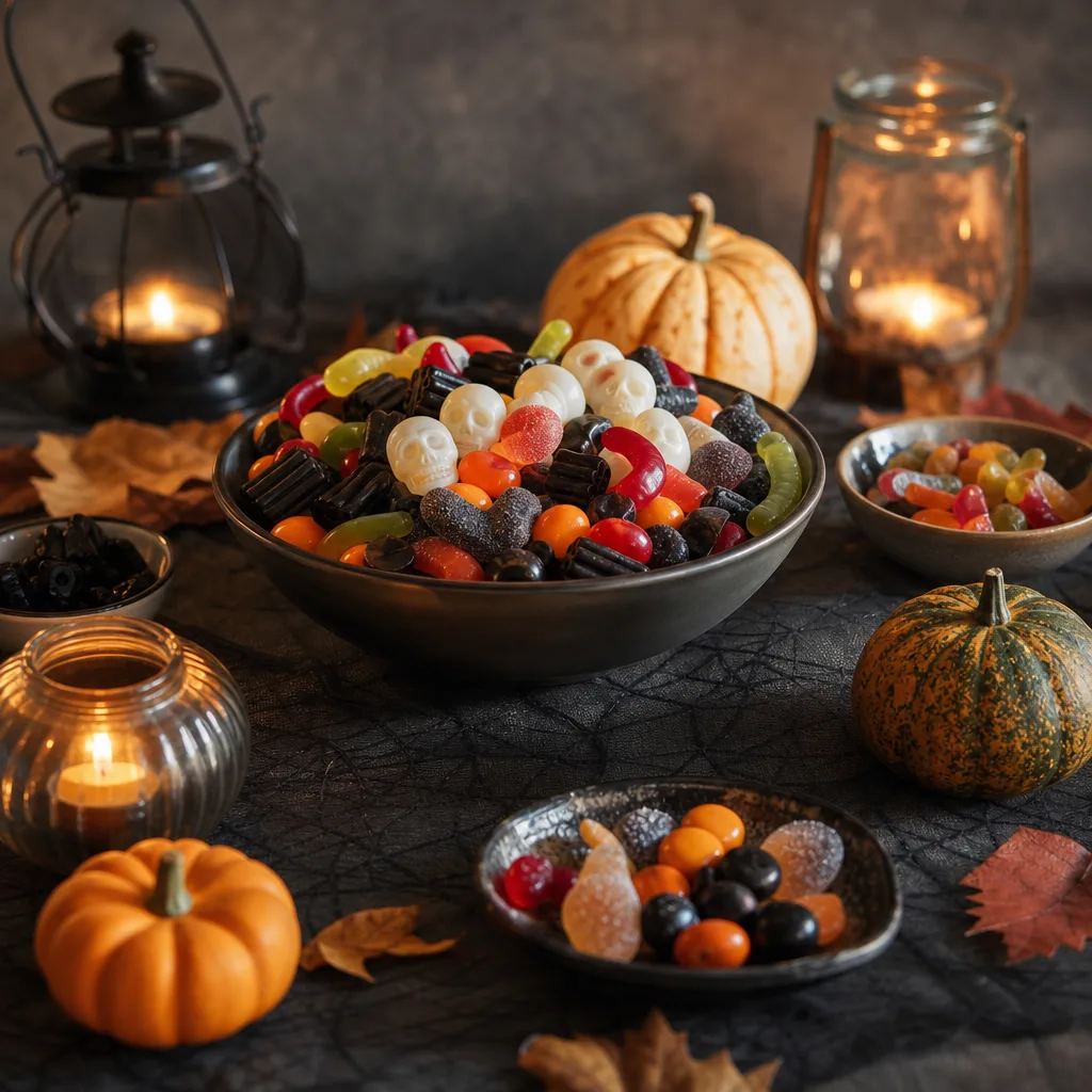 Redaktionell bild för Halloweengodis