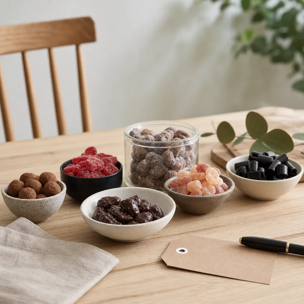 Redaktionell bild för Nyttigare godis – sockerfritt, veganskt & eko