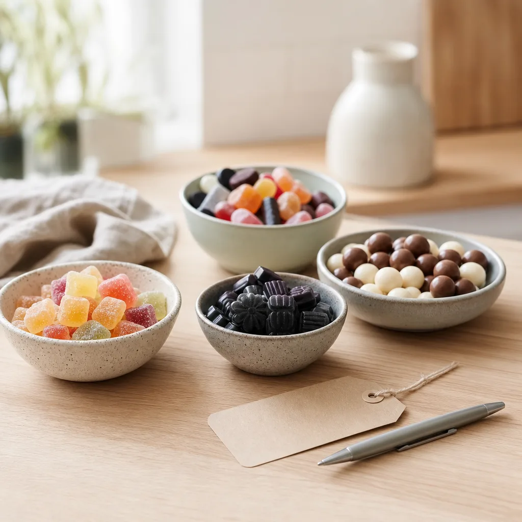 Redaktionell bild för Sockerfritt godis online