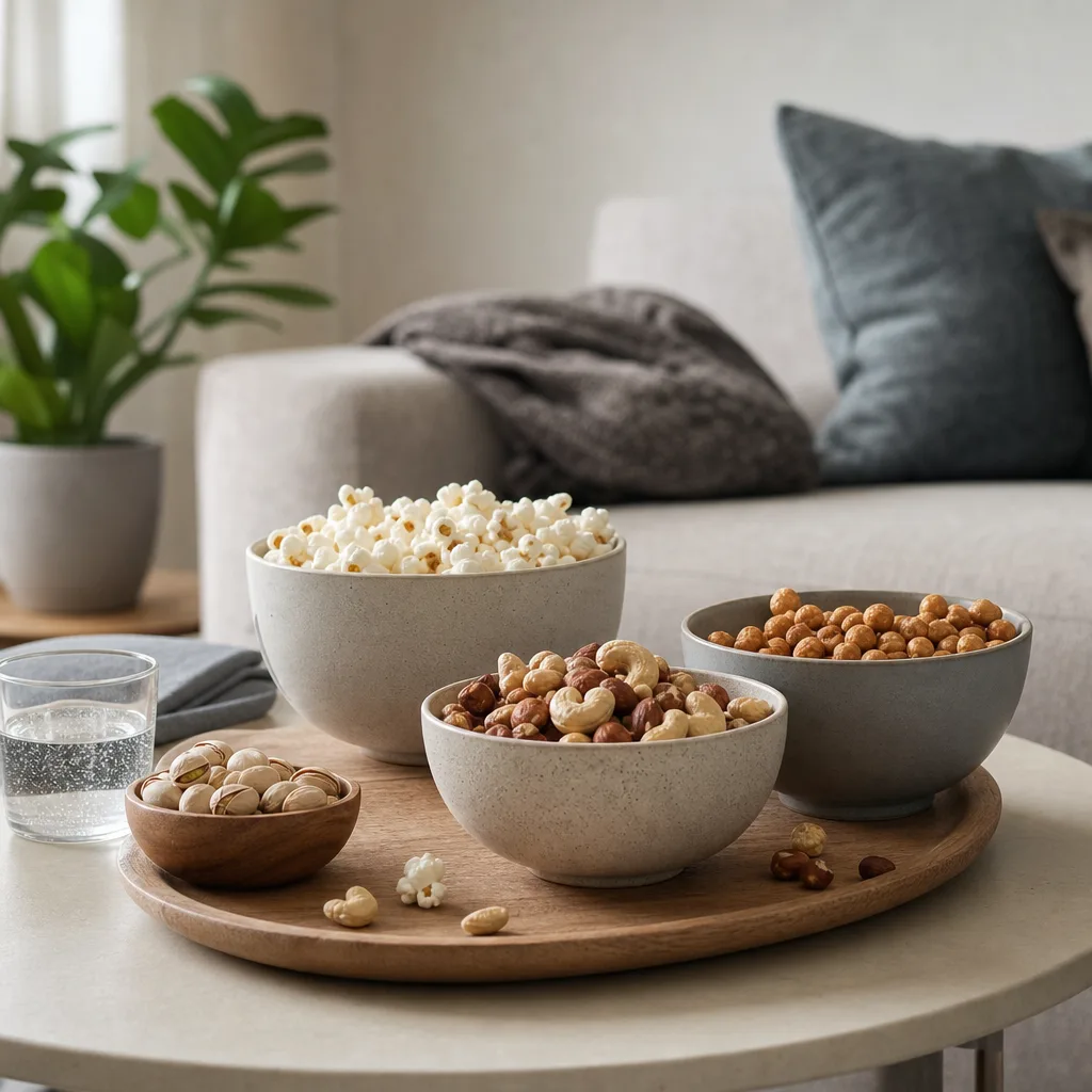 Redaktionell bild för Nötter som snacks