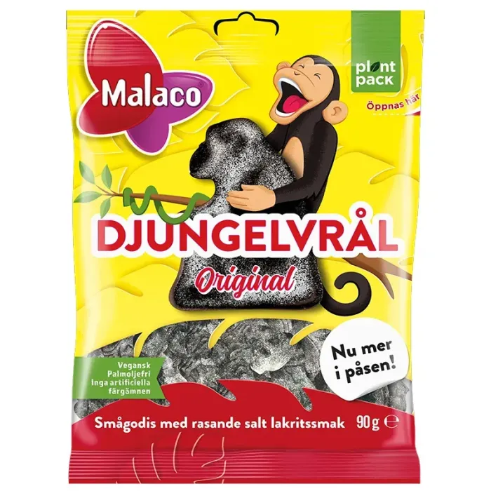 Djungelvrål Salt Lakrits 90 gram