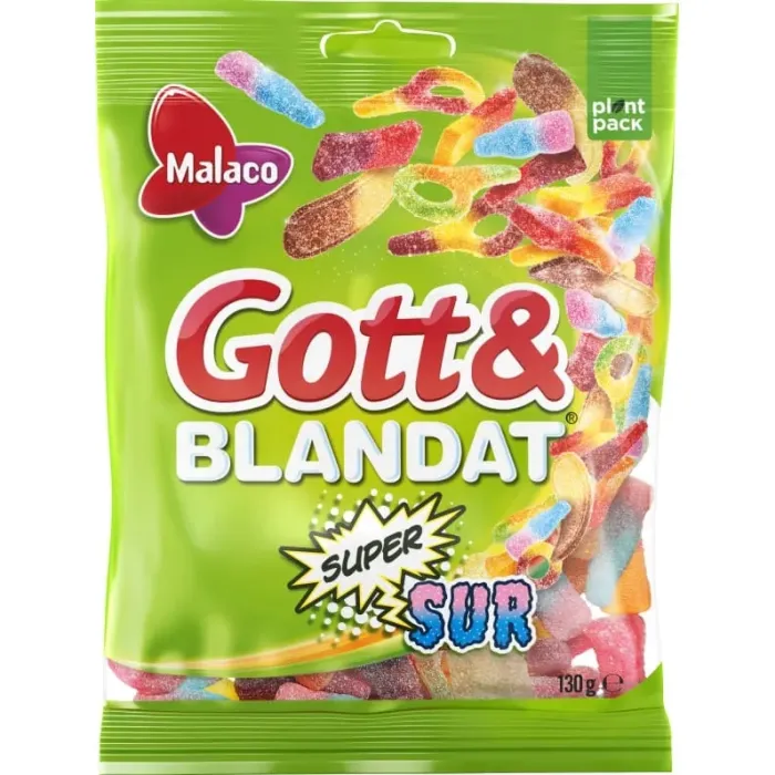 Gott & Blandat Supersur 130 gram