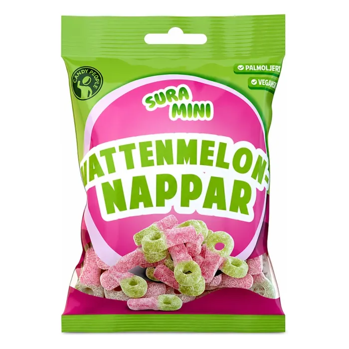 Nappar Sura Vattemeloner 70 gram