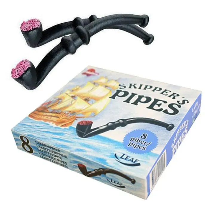 Skippers Pipe Lakrits Pipa 8-pack 136 gram